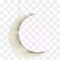 挂月食月牙月相-月亮