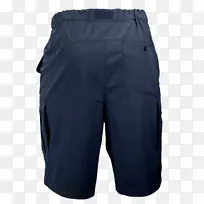 百慕大短裤、泳衣-深蓝色海