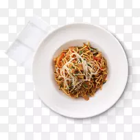 B rek面条网纹，由elemeiği lo meaghetti alla puttanesca-croissant
