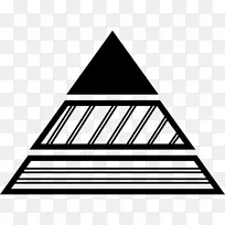 拉长三角形金字塔三角形计算机图标方形金字塔