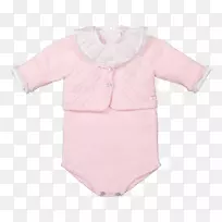 婴儿和幼童一件纺织品袖子肩衬衫-牡丹