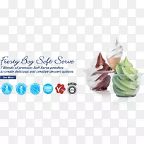 冰淇淋制作者软服务冷冻男孩冰淇淋店-冰淇淋