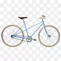 公路自行车b‘孪生Triban 100自行车固定齿轮自行车-自行车