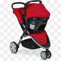 婴儿和幼童汽车座椅布里克斯b-敏捷3大英克斯b-安全35-车