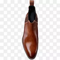 采购产品鞋Crockett和琼斯绒面皮靴切尔西F.C.-固特异焊缝