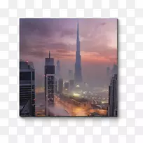 迪拜大雾“模块化”摩天大楼薄雾-哈利法塔