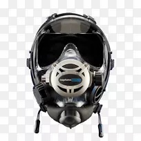 全脸潜水面罩潜水口罩水下潜水充气面罩