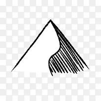三角线艺术叶字体-位图