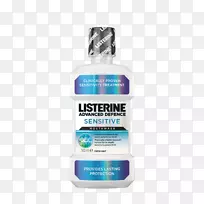 漱口水Johnson&Johnson Listerine毫升牙本质过敏症