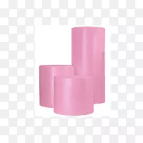 粉红m圆柱体设计