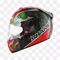 摩托车头盔超级自行车世界锦标赛鲨鱼赛摩托车头盔