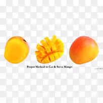 芒果哈登果实成熟柿子芒果