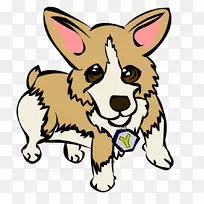 犬种红狐夹艺术小狗