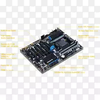 主板微控制器gigabyte ga-990 fxa-ud3套接字am3+amd 900芯片组系列-Socket am3