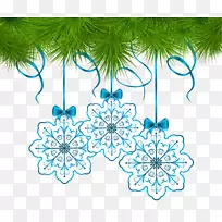 圣诞装饰雪花剪贴画-谎言