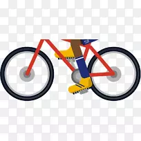 自行车踏板自行车车轮自行车轮胎自行车车架混合自行车-自行车