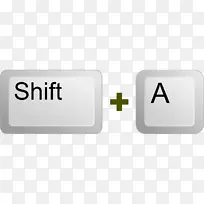 电脑键盘快捷键左键剪贴画按钮