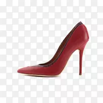 红色庭院鞋absatz靴