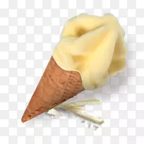 冰淇淋锥味冰淇淋三明治