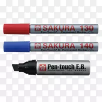 标记笔纸永久标记sakura彩色产品公司防水标记
