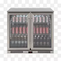 冰箱折叠门排气罩家用电器.双门冰箱