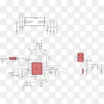 平面图电子元器件工程线