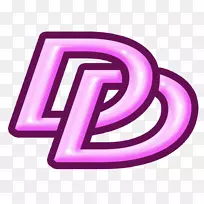 LOGO Double d Media，Inc字体