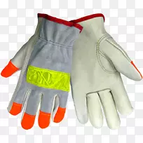 高能见度服装手套皮革国际安全设备协会耐切割手套
