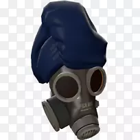 钴蓝防毒面具