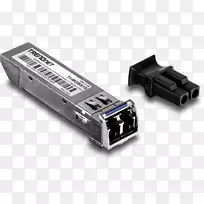 电连接器小型可插入式收发器多模光纤千兆位接口转换器千兆位以太网c型可插入式