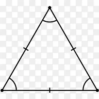 彩色三角形尖锐钝三角形剪贴画等腰三角形