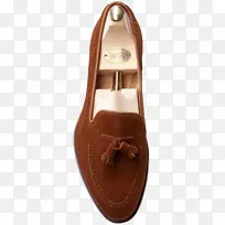 鞋Crockett&Jones Northampton绒面革-固特异焊缝