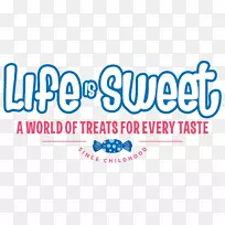 LOGO生活是甜蜜的糖果店&纸杯蛋糕店甜蜜品牌-糖果