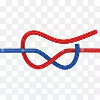 钢丝绳拼接动态绳结编织绳