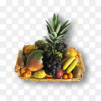 菠萝，素食，饮食，蔬菜，菠萝