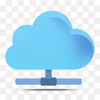 云计算云存储计算机图标web托管服务剪辑艺术云计算