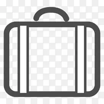手提箱行李电脑图标公文包夹艺术手提箱