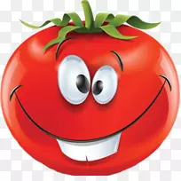 蔬菜樱桃番茄剪贴画-蔬菜