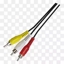电缆适配器s.视频rca连接器