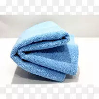 毛巾微软天蓝色羊毛-常熟