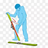 滑雪杆滑雪冬季运动滑雪装订.滑雪设备