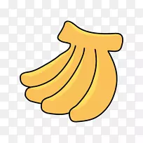 水果香蕉剪贴画-香蕉