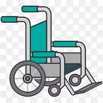 轮椅狗夹艺术-轮椅