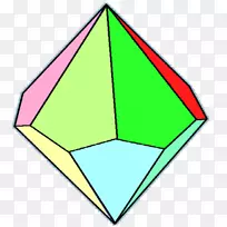 六角反棱镜多面体几何角