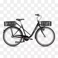 城市自行车车轮巴塔维斯混合自行车货运自行车