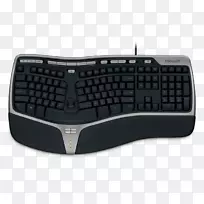 计算机键盘微软自然工效学键盘4000 polonais微软自然键盘微软自然工效学4000-微软