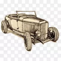 供儿童使用的古董车模型车小库珀车