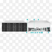 qnap ts-ec2480u-r2网络存储系统qnap电视-ec2480u-sas-rp 2系列附加SCSI qnap电视-ec1280u-sas-rp