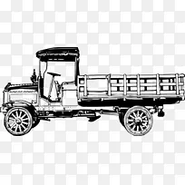 货车商用车运输剪贴画-汽车