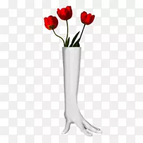 玫瑰家族花瓶设计切花花瓶